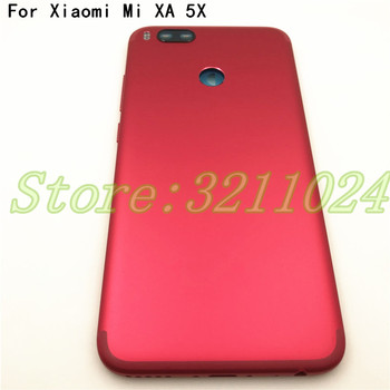 Good quality 5.5" For Xiaomi Mi A1 5X Battery Back Cover Rear Cover Housing Door With Camera Glass Spare Parts Repair With Logo